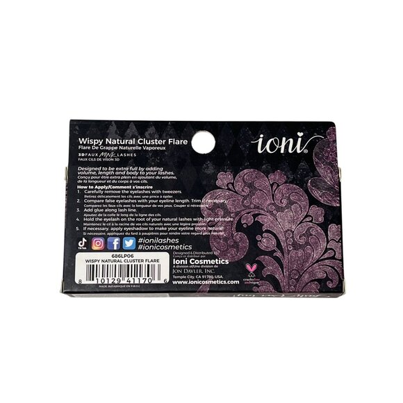 Ioni Lash Par-tay – Wispy Natural Cluster Flare Faux Mink Lashes - Picture 2 of 4
